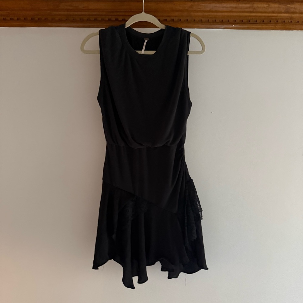 Free People Black Tunic Sleeveless Dress